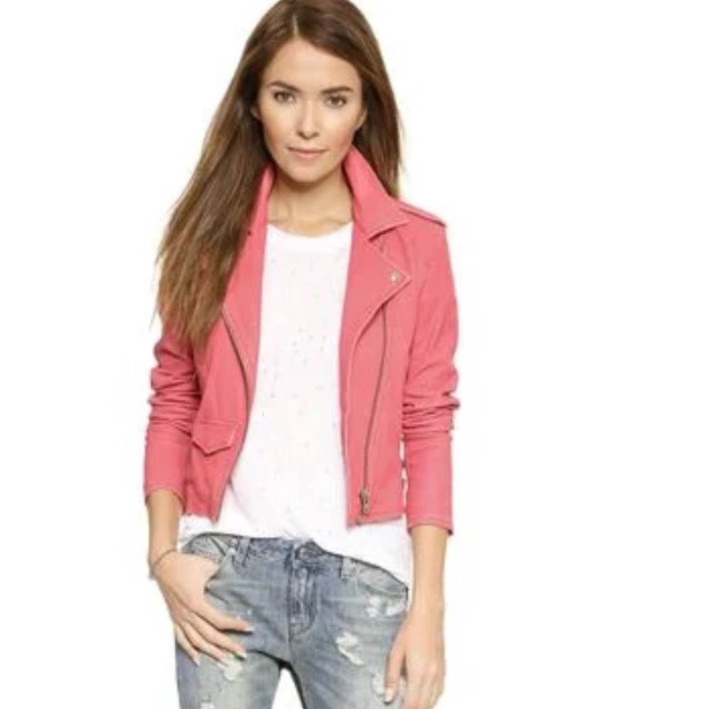 IRO pink motorcycle 🏍️ jacket